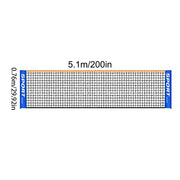 Train Like a Pro: Easy Setup 3.1/4.1/5.1/6.1m Outdoor Tennis Net - Perfect for Volleyball and Badminton Sports Training