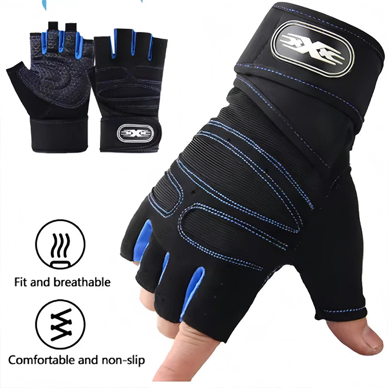 Gym Gloves Fitness Weight Lifting Gloves Body Building Training Sports Exercise Cycling Sport Workout Glove for Men Women