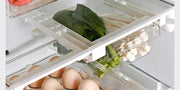 Hanging Fridge Storage Clear Refrigerator Shelves Organizer Eggs Fruits Vegetable Food Container Space Saving Kitchen Drawer Box