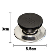 Kitchen Handle Cookware Knob Cover Glass Bottom Cover 4 Pieces Pressure Cookers Universal Pot Lid Handle Interchangeable Handles