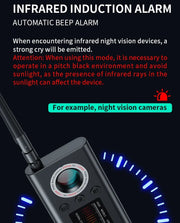 Hidden Camera Detector Anti Spy Gadgets Professional Wireless Signal Car GPS Infrared Mini Camera Wiretapping Bug Search Devices
