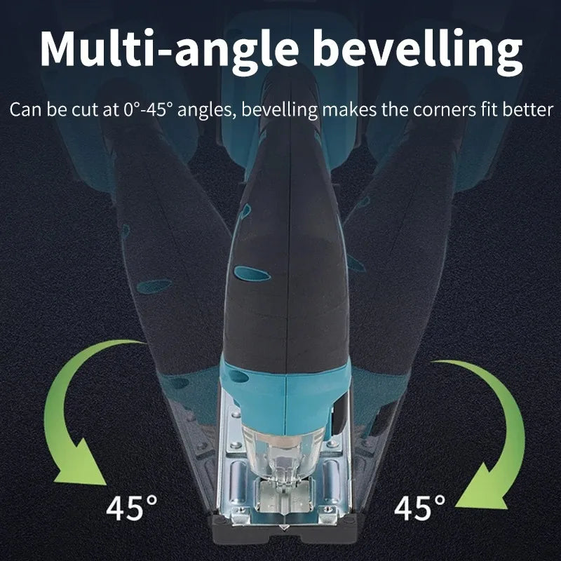 Makita Electric Jigsaw Power Tool Portable And Versatile Household Tools For Straight/Curve/Circular Cuts For Makita Batteries