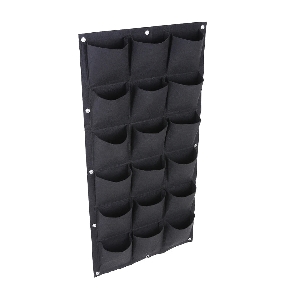 Garden Green Wall 18 Pockets Planting Bag  Vertical Wall Planter Garden Balcony Plant Grow Bag Gardening Accessory Herb