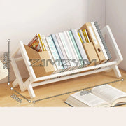 Desktop Bookshelf Home Living Room Small Decoration Bamboo Decorative Shelf Desk Multi-shelf Bookcase Storage Shelf