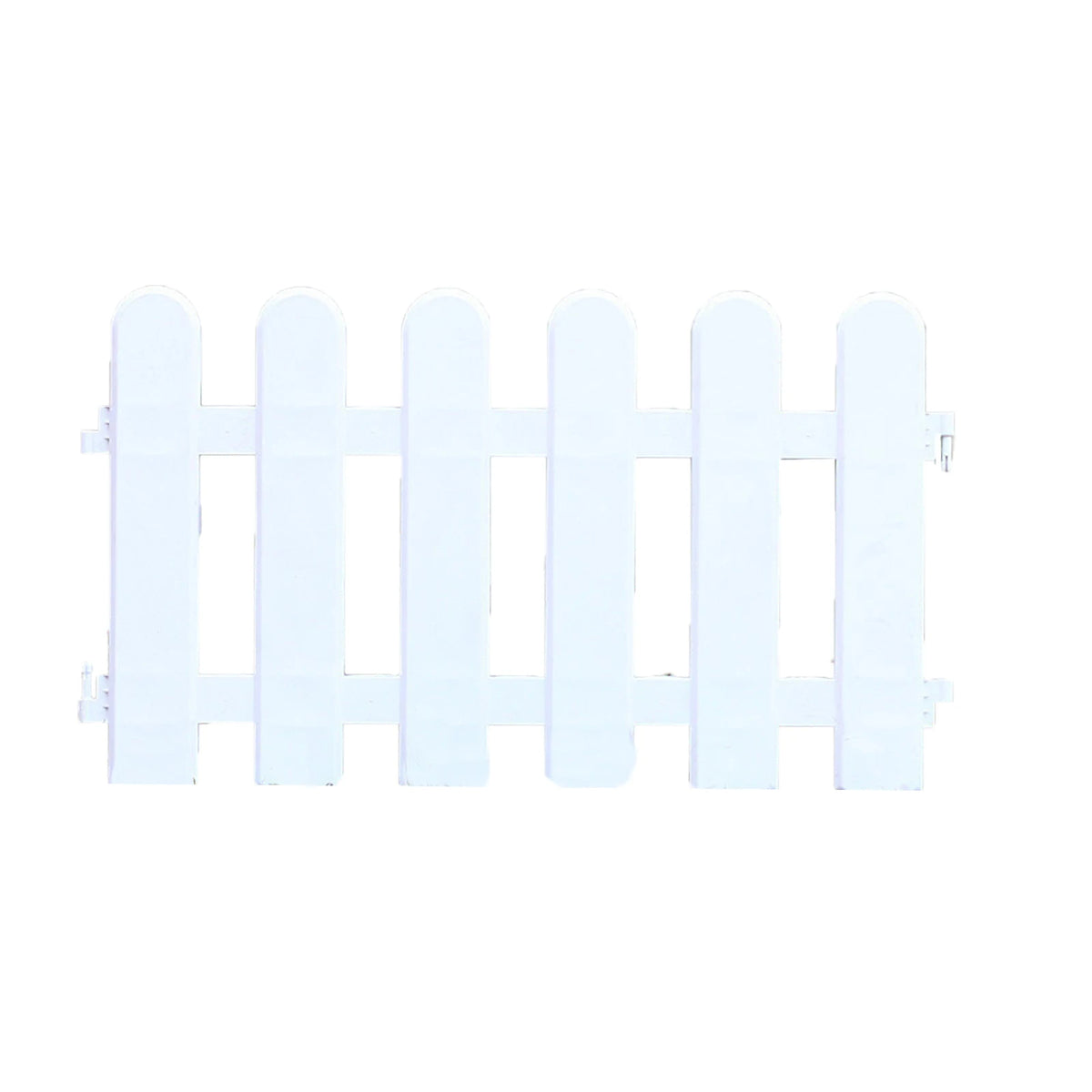 Plant Borders White Edgings Garden Picket Fence Ornamental Grass Lawn Flowerbeds Plant Borders for Indoor and Outdoor Villas