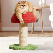 Cat Scratching Post Mushroom-shaped Modern Tower Tall Scratching Post for Cats for Kitten Exercise Mental Stimulation Physical