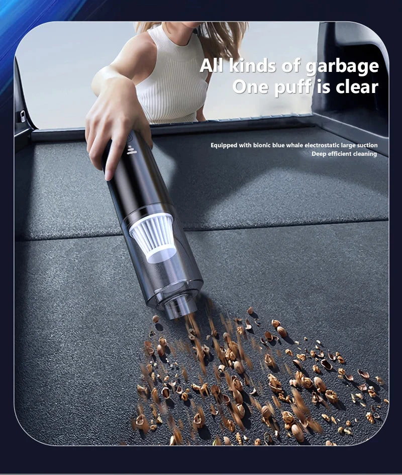 Dust Collector Smart Wireless Portable Vacuum Cleaner Powerful Suction electric Home Cleaning Car Vacuum Cleaner 2025 NEW