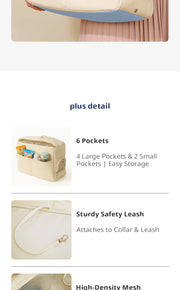 Dog supplies Puppy carrier Carrier for dogs for cats and small dogs to carry outdoors than bears.