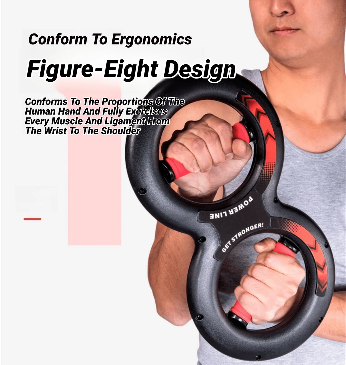 Hand Strength Grip Trainer Multifunction Forearm Force Fitness Springs Power Wrist Arm Exerciser Of 8 Shape Strengthener Equipme