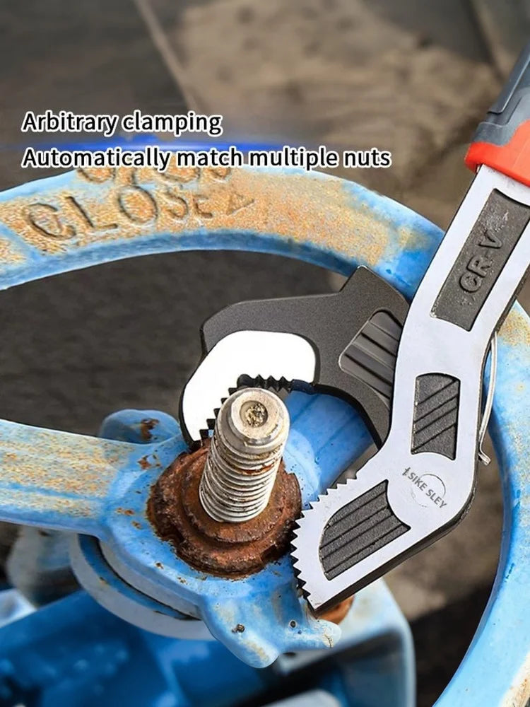 CR-V Multi-function Universal Adjustable Fast Wrench Hand Tool for Plumbing