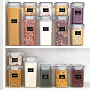 Airtight Food Storage Containers for Kitchen Organization 24 PC Food Canisters With Durable Lids for Pantry Organization