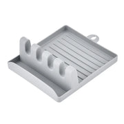Kitchen Spoon Holders Fork Spatula Rack Shelf Organizer Plastic Chopsticks Holder Non-slip Spoons Pad
