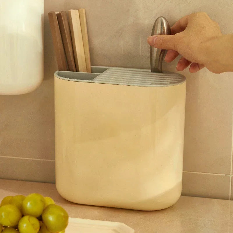 Kitchen Storage Chopsticks Rack Space Saving Tableware Storage Holder Kitchen Chopstick Drain Box Kitchen Knife Storage Rack