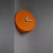 Living Room Silent Wall Clocks Simple Non-Ticking Punch-Free Corner Wall Clock Bedroom Technology Luxury Art Home Decoration