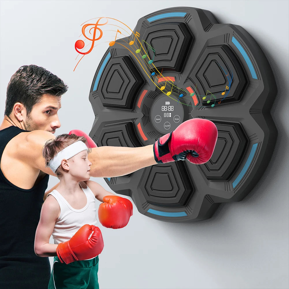 Music Boxing Machine Adult/Children Sport Fitness Smart BT Boxing Trainer Home Exercise Response Training Boxing Wall Target