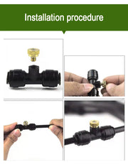 Garden Irrigation Misting System Kit Gardening Farms Public Green Spaces Flexible and Easy To Install Garden Irrigation Solution