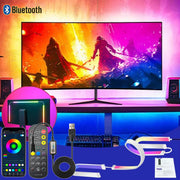 Gaming Lights Music Sync Strip Smart Ambient Lighting PC Display Backlight Strip Smart Control RGBIC DIY Party Screen Light Game