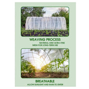 VELIF-Garden Arch Kit-For Vegetable For Raised Beds-Row Cover Greenhouse Garden Fabric-Easy Setup