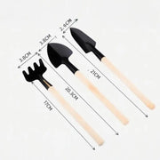 3Pcs/Set Mini Garden Tool Set For Garden Plants Flower Pot Cactus Vegetables Digging Weeding Indoor Small Plants Garden Tools