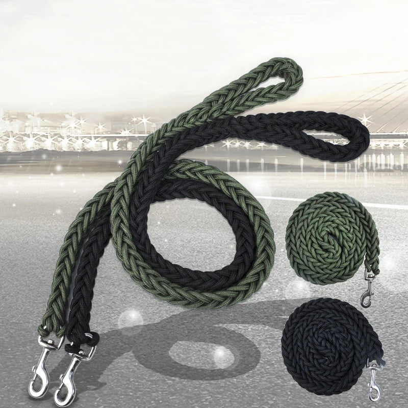 Dog leash for effective training and comfortable walking strong and durable braid suitable for large dogs dog training leash