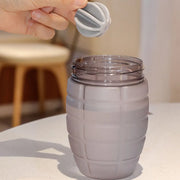 600ml Fitness Sport Water Bottle Fashion Simple Shaker Cup Protein Powder Nutritions High-capacity Milkshake Mixing Cup