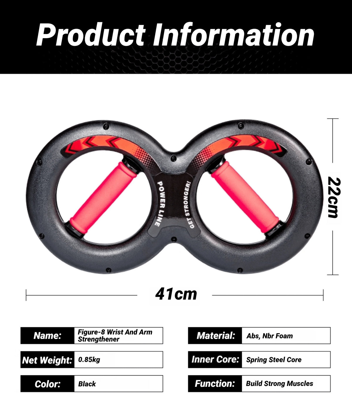 Hand Strength Grip Trainer Multifunction Forearm Force Fitness Springs Power Wrist Arm Exerciser Of 8 Shape Strengthener Equipme