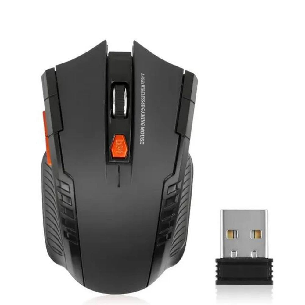2.4G Wireless Mouse with USB Receiver Ergonomic Optical Mouse Universal Compatibility Computer Gaming Mouse Gift for PC Laptop
