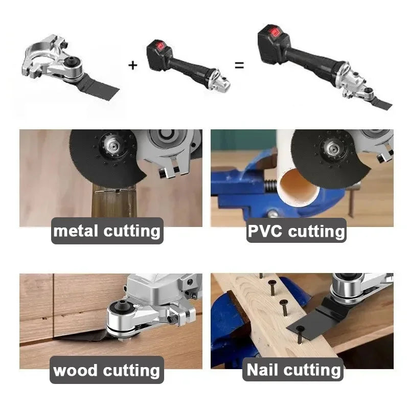 Professional Angle Grinder Changed To Universal Treasure Multifunctional Tools of Cutting Polishing Shovelling Cleaning