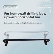 Indoor Outdoor Pull Up Fitness, Fixed Horizontal Bar, Wall Mounted Door Mounted Horizontal Bar, Home Punching Fitness