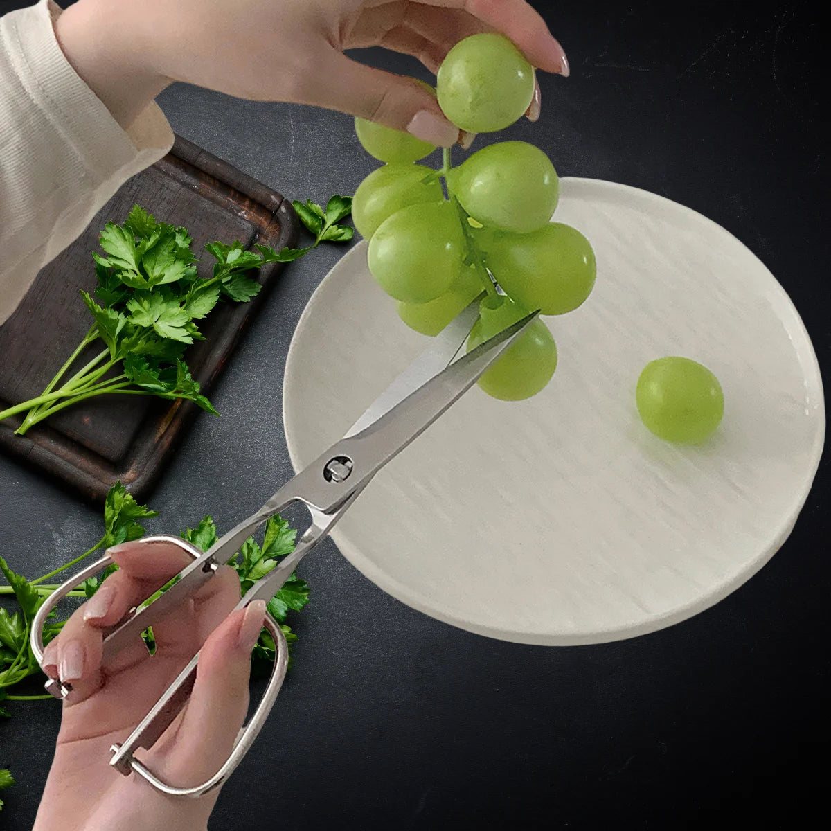 Detachable Kitchen Scissors Barbecue Scissors Kitchen Gadget Flexible Handing Different Kind of Ingredients Cook Tool