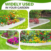 15x14cm Fixed Garden Barrier Lawn Grass Plastic Garden Edging Border Landscape Edging Garden Edge Kit Barrier To Easy Install