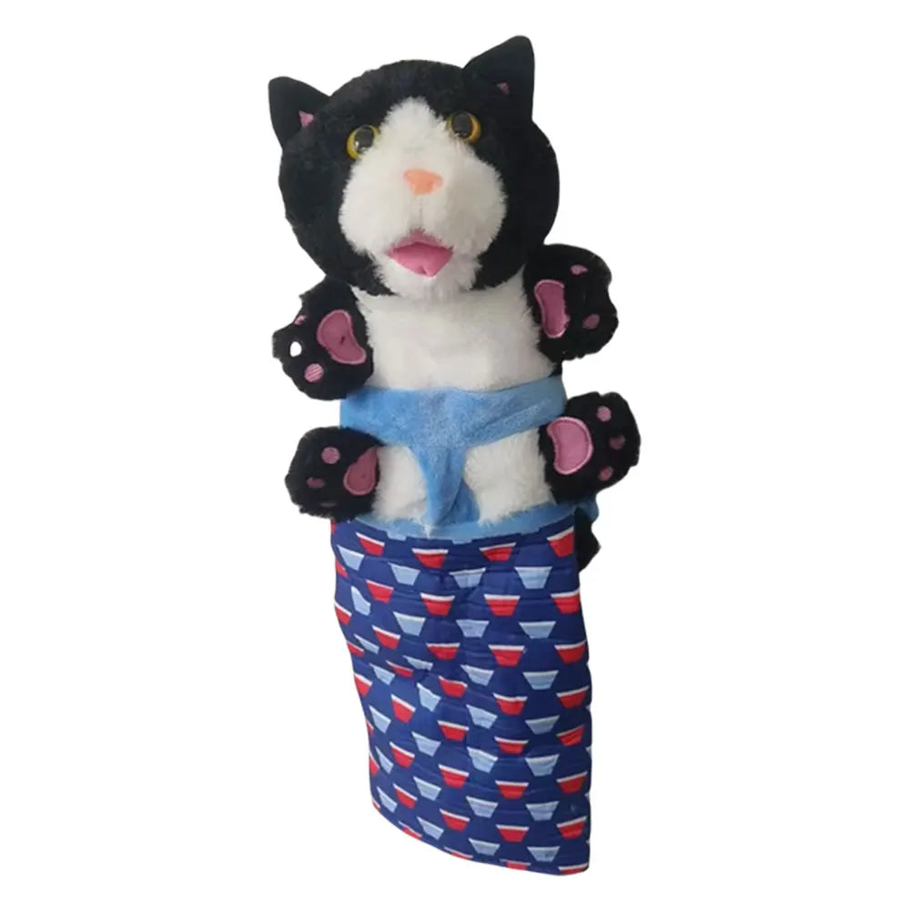 Cats Puppet Wrestler Cat Wrestling Toy  Puppet Interactive Hand Puppet for Indoor Cats Kids Pretend Play and Dog Toys
