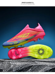 Men Women Soccer Shoes Society Professional Ultralight Cleats Indoor Football Shoes Training Outdoor Football Boots Resistant