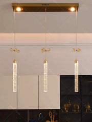 Modern home decoration salon lamps for living room smart crystal Pendant lights dining room indoor lighting