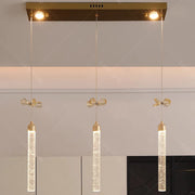 Modern home decoration salon lamps for living room smart crystal Pendant lights dining room indoor lighting
