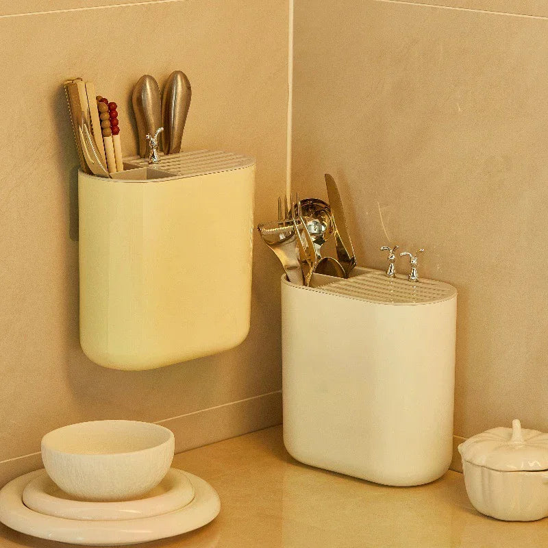Kitchen Storage Chopsticks Rack Space Saving Tableware Storage Holder Kitchen Chopstick Drain Box Kitchen Knife Storage Rack