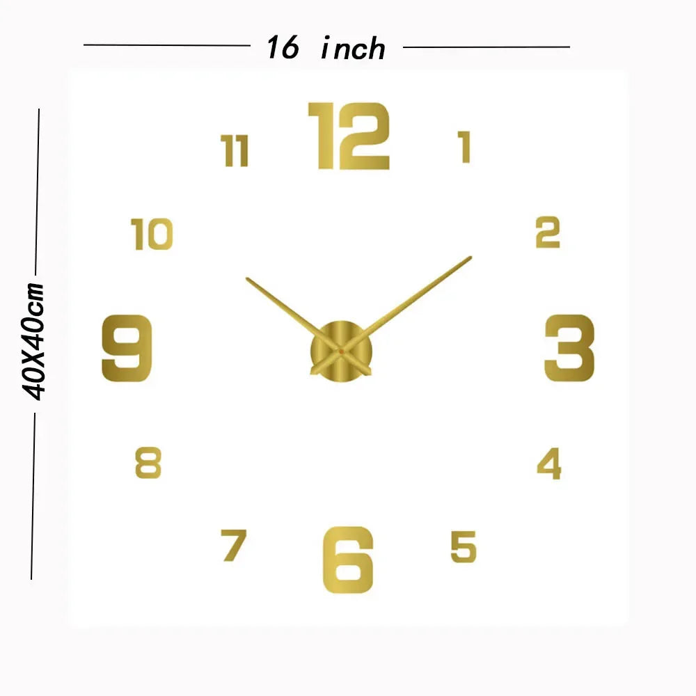 living room wall clock light luxury modern simple quartz clock hanging wall  household clock free punching atmosphere quiet