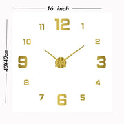 living room wall clock light luxury modern simple quartz clock hanging wall  household clock free punching atmosphere quiet