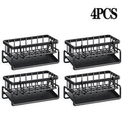Kitchen Shelf Rag Storage Drainage Shelf No-Punch Storage Rack Home Spice Rack Sink Tap Sink Drainage Rack Kitchen Accessories
