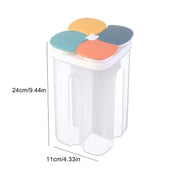 1.5L/2.3L Kitchen Storage Box Food Storage Containers Grain Sealed Moisture Proof Grain with Lid Kitchen Keep Fresh Supplies