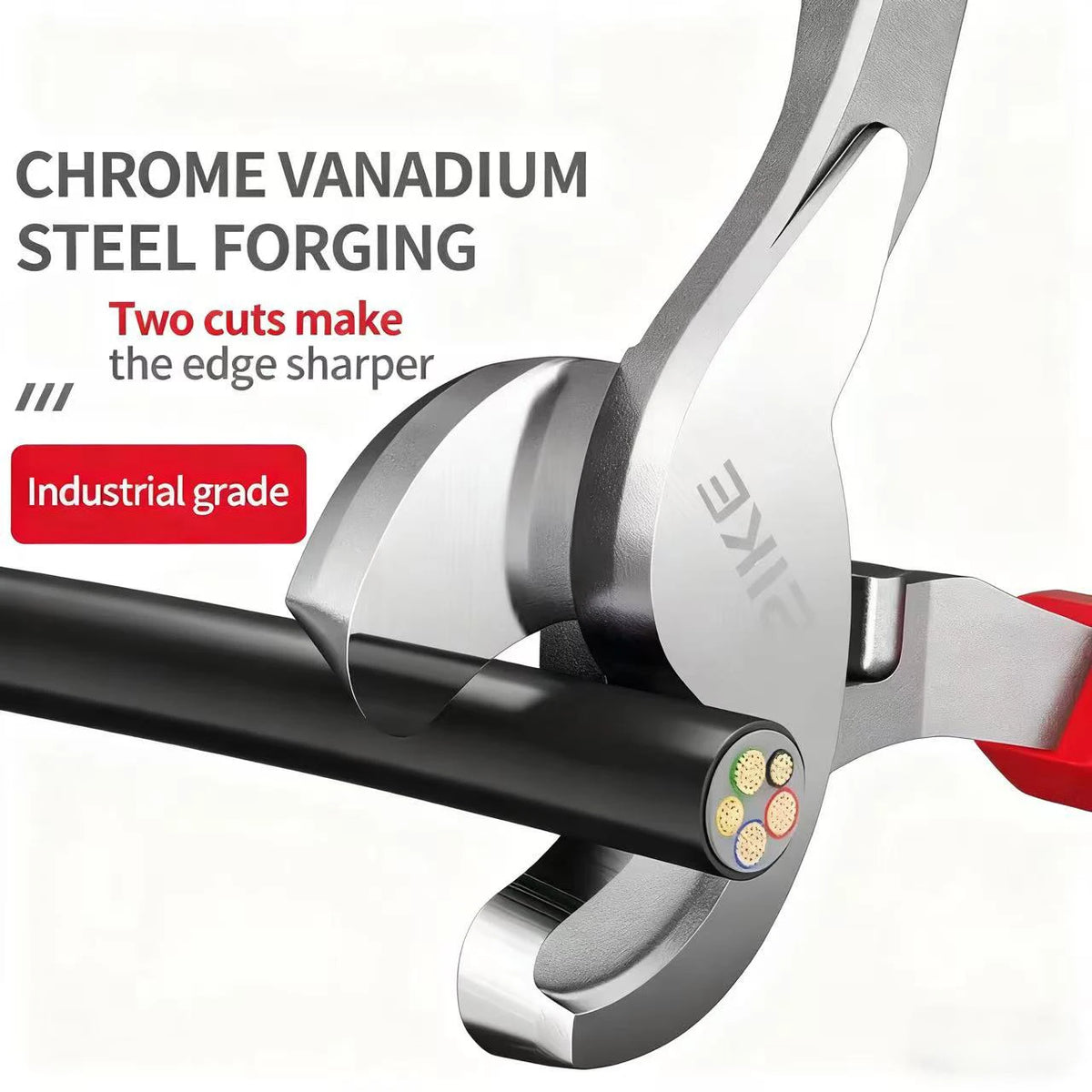 Cable cutters, electrician's pliers, wire strippers, crimping pliers, cable scissors, multi-purpose hand tools