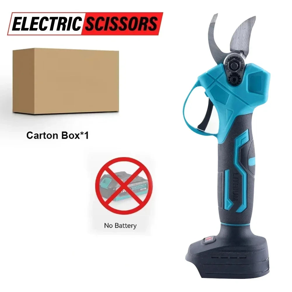 30mm Cordless Brushless Electric Pruning Shears Tree Bonsai Trimming Tool Branch Cutting Electric Tool For Makita 18V Battery