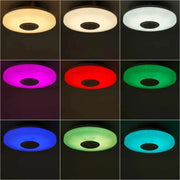 RGB Smart Ceiling Light LED Interior Home Decorative Light Luster Dimming Remote Control WIFI Living Room Ambient Light Party