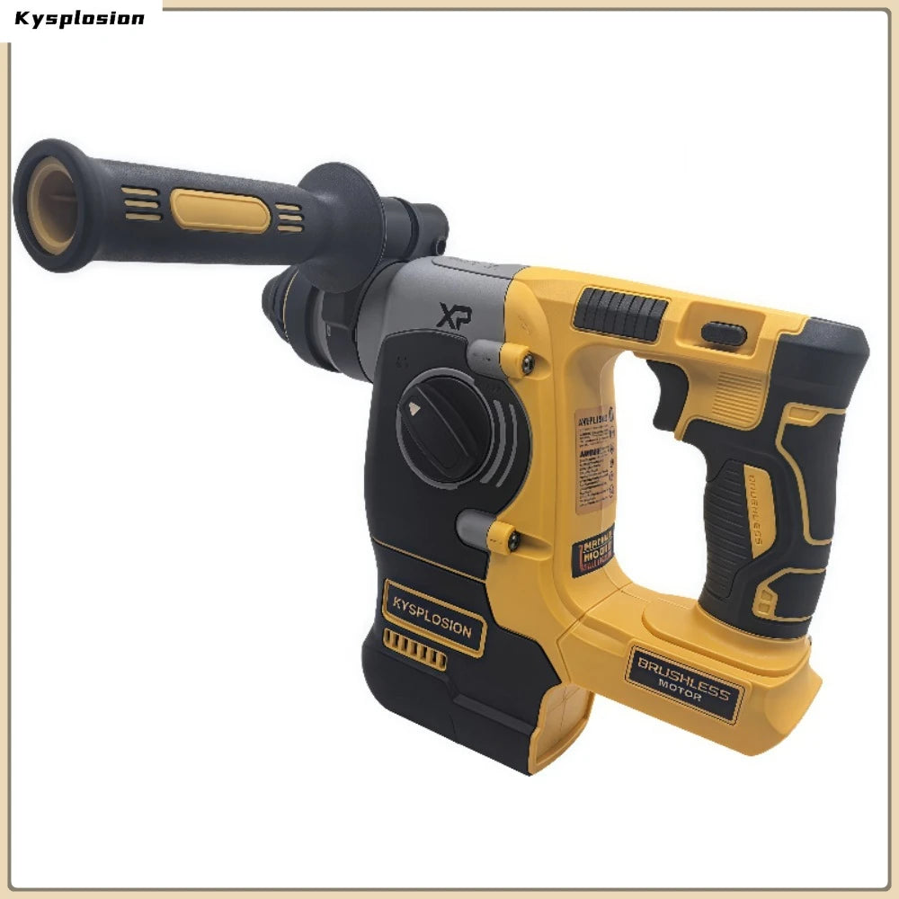 Brushless 20V power tool cordless Electric Rotary Hammer drill tools for fast drilling in concrete For Dewalt 20V battery