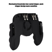 Mobile Gaming Handle Gamepad for phones 4.7-7.0inch Game Controller Heat Dissipation Gamepad Power Handle with Cooling Fan