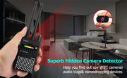 Anti Spy Hidden Camera RF Detector bug Finder GPS Tracker 4G 5G Mobile Signal WiFi bluetooth Scanner Find Out Spy Gadgets Detect