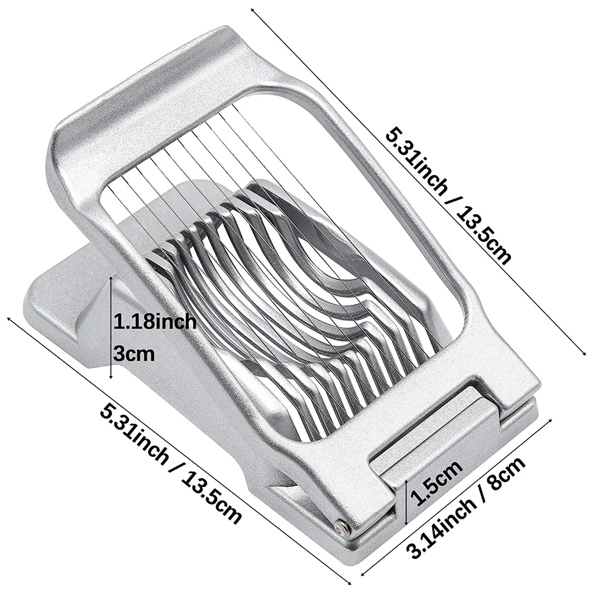 Kitchen Accessories Egg Slicers Chopper Stainless Steel Fruit Salad Cutter Egg Tools Manual Food Processors Kitchen Tool Gadgets