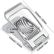 Kitchen Accessories Egg Slicers Chopper Stainless Steel Fruit Salad Cutter Egg Tools Manual Food Processors Kitchen Tool Gadgets