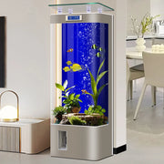 Fish Tanks Accessories New Style Aquarium Fish Bowl Modern Equipment Accent Decoration Aquarium Floor Furniture Acquario Lsyg