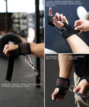 2pcs New 3-in-1 fitness aid combines a support belt, ankle strap, and wristband—a must-have for fitness training. The 3-in-1 des